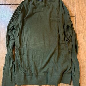 Banana Republic Forest Green Crewneck Sweater
